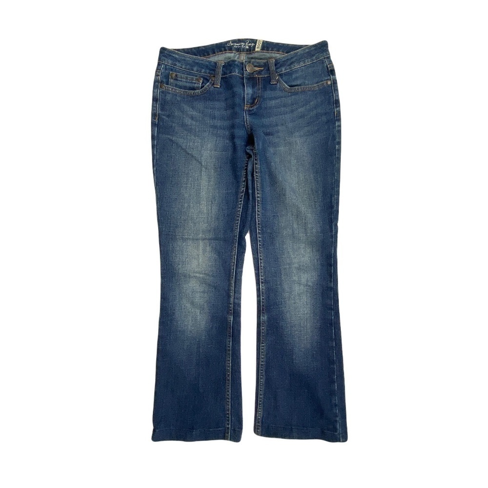 American Rag Bootcut Women's size 5 Short Dark Wash Blue Denim Jeans